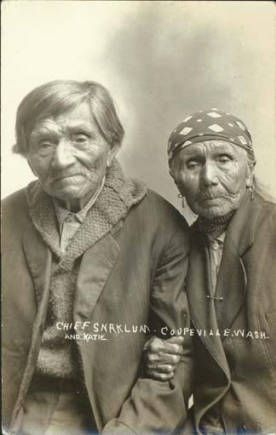 Chief Snatelum and his wife Katie